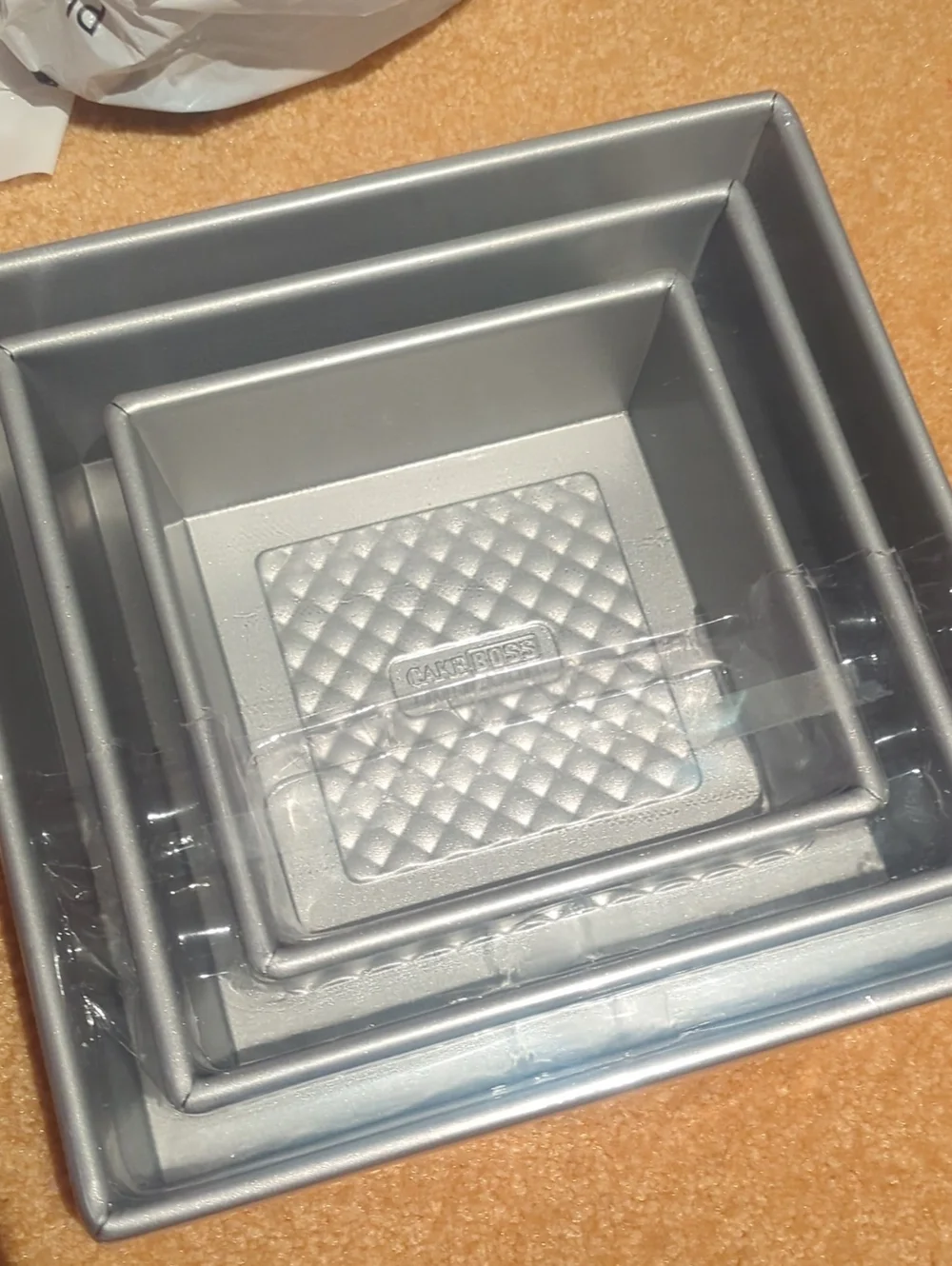 Square Cake Pan Set (3)